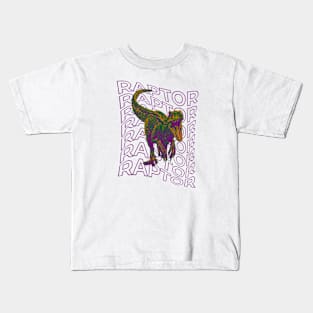 velociraptor Kids T-Shirt